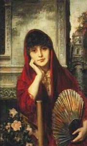 Venetian Beauty by Ricardo de Madrazo y Garreta