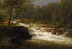 Jackson Falls, N. Hampshire by Herman Herzog
