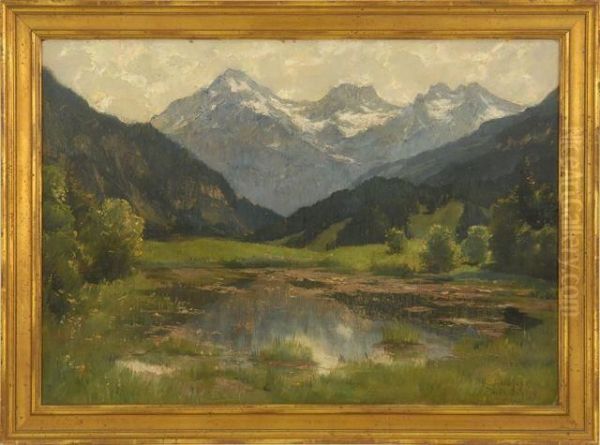 European Mountain Scene - view 1