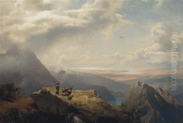 Extensive Vista With Elk - view 1