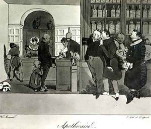 Apothecary by Henri Bonaventure Monnier