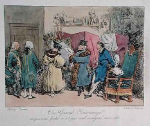 A Famous Person What you do is not so badly portrayed my Dear by Henri Bonaventure Monnier