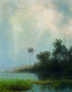 Near The Outlet Of Wassalassa River by Herman Herzog