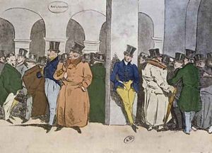 The Stock Exchange by Henri Bonaventure Monnier
