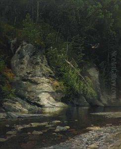 Eagle Above The River by Herman Herzog