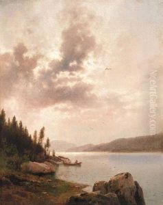 Boating On A Cloudy Day