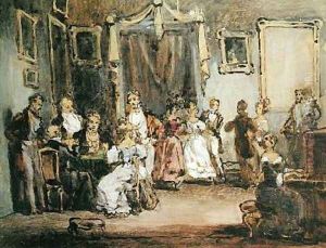 An Evening at the House of Madame X by Henri Bonaventure Monnier