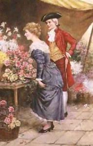 The Flower Stall by Leo Malempre