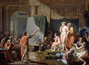 Zeuxis Choosing his Models 1797 by Nicolas Andre Monsiau