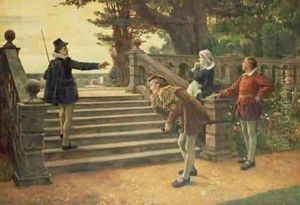 You are idle shallow things I am not of your element Malvolio Twelfth Night Act 3 Scene IV 1890 by Francis Sydney Muschamp