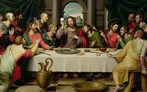 The Last Supper by Vicente Juan (Juan de Juanes) Macip