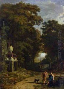Idyllic Landscape by Albert Meyering