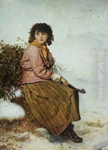 The Mistletoe Gatherer 1894 by Sir John Everett Millais