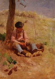 Field Worker Resting