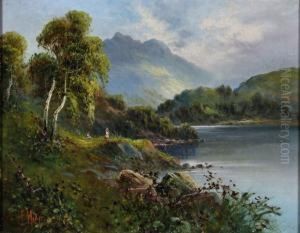Mountain River Landscapes by Frank Hider