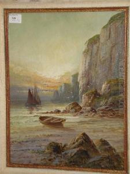 Coastal Scene With Figure - view 1