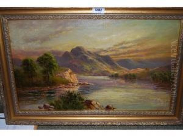 Lakeland Landscape At Sunset - view 1