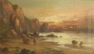 Sunset On The Cornish Coast