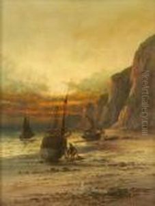 The Rockbound Coast Of Albion by Frank Hider