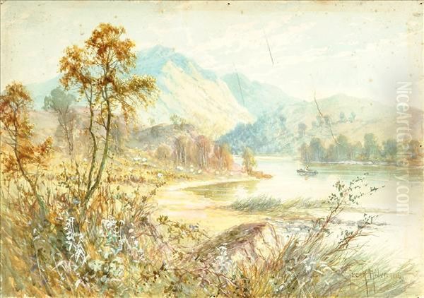 Rowing Across The Loch - view 1