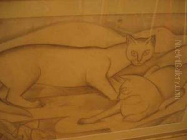 Two Cats - view 1