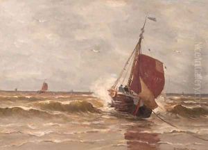 The arrival of the Scheveningen 17 by Gerhard Arij Ludwig Morgenstje Munthe