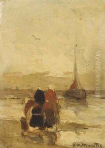 Awaiting the return of the fleet by Gerhard Arij Ludwig Morgenstje Munthe