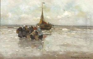 Collecting the catch by Gerhard Arij Ludwig Morgenstje Munthe