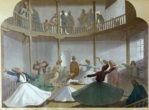Dance of the Whirling Dervishes by Henri de Montaut