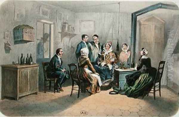 A Reading with the Concierge 2nd half 19th century - view 1
