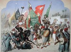 The Return of the Mahmal to Cairo 1870 by Henri de Montaut