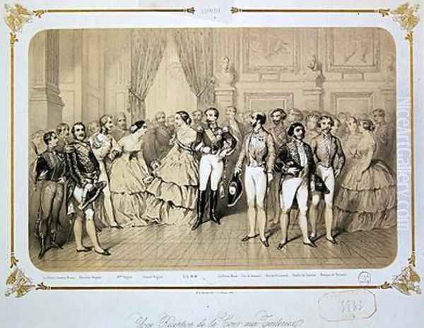 Court Reception at the Tuileries Paris 1854 - view 1