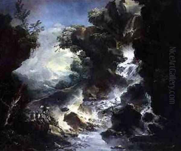 Landscape with Waterfall - view 1