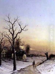 The Gamekeeper Going Home by F. Muller