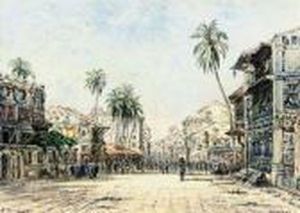 View Of Bombay by Eduard Hildebrandt