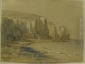 Kreidefelsen Von Dover by Eduard Hildebrandt