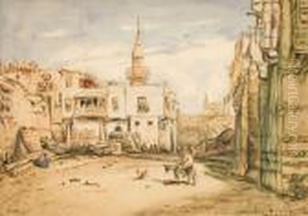 Strassenszene In Suez - view 1