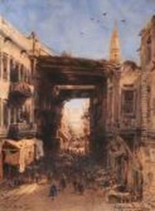 Il Cairo, Mous Kock by Eduard Hildebrandt
