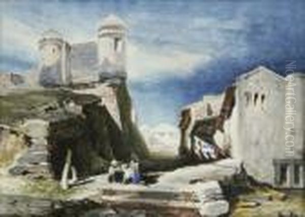 Aquarell, Monogrammiert, Montiert, Im Passepartout - view 1