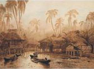 River Landscape, Manila River Landscape, Manila