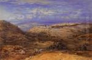 Jerusalem From The Mount Of Olives by Eduard Hildebrandt
