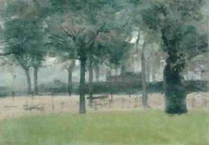 The Bandstand in Hyde Park Close of the Day by Paul Fordyce Maitland