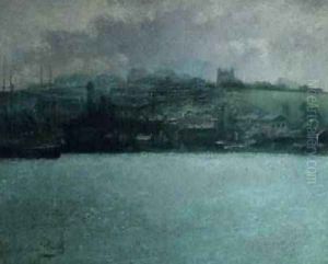 Rochester from the Medway by Paul Fordyce Maitland