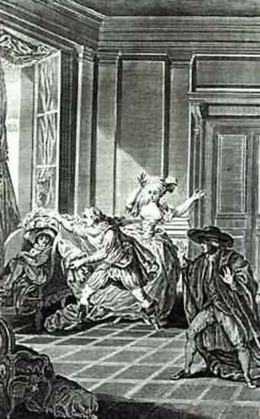 Scene from Act I of The Marriage of Figaro by Pierre-Augustin Caron de Beaumarchais 1732-99 - view 1