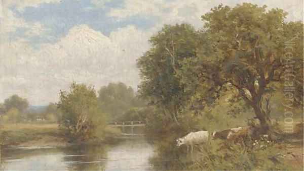 Cattle watering - view 1