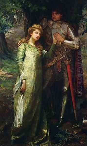 A knight and his lady - view 1