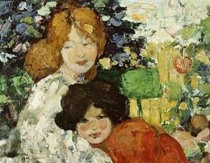 Two Sisters 1899 by Bessie MacNicol