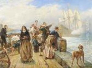 Leaving Port by Robert Alexander Hillingford