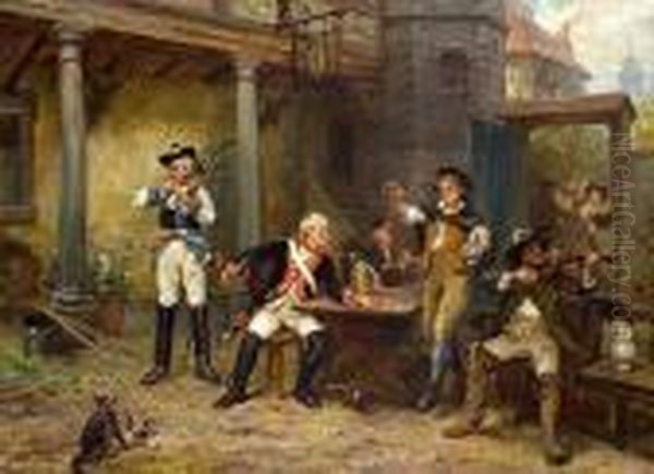 Soldaten In Einem Gasthaus - view 1