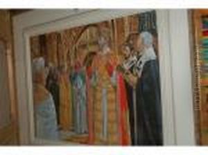The Court Of Roger Ii by Robert Alexander Hillingford